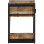 Mesita de noche madera maciza de mango 40x35x50 cm de , Mesitas de noche - Ref: Foro24-4016688, Precio: 90,31 €, Descuento: %