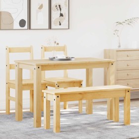 Juego de comedor Panama 4 pzas madera maciza de pino de , muebles para cocinas y comedores - Ref: Foro24-3345167, Precio: 320...