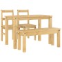 Juego de comedor Panama 4 pzas madera maciza de pino de , muebles para cocinas y comedores - Ref: Foro24-3345167, Precio: 320...