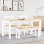 Juego de comedor Panama 4 pzas madera maciza de pino blanco de , muebles para cocinas y comedores - Ref: Foro24-3345178, Prec...