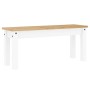 Juego de comedor Panama 4 pzas madera maciza de pino blanco de , muebles para cocinas y comedores - Ref: Foro24-3345178, Prec...