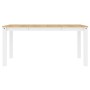 Juego de comedor Panama 4 pzas madera maciza de pino blanco de , muebles para cocinas y comedores - Ref: Foro24-3345178, Prec...