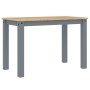 Juego de comedor Panama 5 pzas madera maciza de pino gris de , muebles para cocinas y comedores - Ref: Foro24-3345171, Precio...