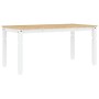 Juego de comedor Panama 3 pzas madera maciza de pino blanco de , muebles para cocinas y comedores - Ref: Foro24-3345202, Prec...