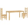 Juego de comedor Panama 3 pzas madera maciza de pino de , muebles para cocinas y comedores - Ref: Foro24-3345200, Precio: 320...