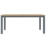 Juego de comedor Panama 7 pzas madera maciza de pino gris de , muebles para cocinas y comedores - Ref: Foro24-3345192, Precio...