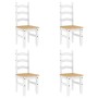 Juego de comedor Panama 5 pzas madera maciza de pino blanco de , muebles para cocinas y comedores - Ref: Foro24-3345199, Prec...