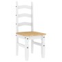 Juego de comedor Panama 7 pzas madera maciza de pino blanco de , muebles para cocinas y comedores - Ref: Foro24-3345214, Prec...