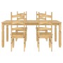 Juego de comedor Panama 5 pzas madera maciza de pino de , muebles para cocinas y comedores - Ref: Foro24-3345209, Precio: 486...