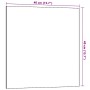 Pizarra magnética de pared vidrio templado blanco 40x40 cm de , Pizarras blancas - Ref: Foro24-4008627, Precio: 22,25 €, Desc...