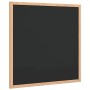 Pizarra con marco de madera maciza de pino negra 40x40 cm de , Tablones de anuncios - Ref: Foro24-4017410, Precio: 13,65 €, D...