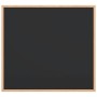 Pizarra con marco de madera maciza de pino negra 60x55 cm de , Tablones de anuncios - Ref: Foro24-4017412, Precio: 17,69 €, D...