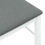 Sillas de comedor con cojines 2uds madera maciza blanco caucho de , Sillas de comedor - Ref: Foro24-4102429, Precio: 103,29 €...