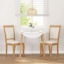 Sillas de comedor con cojines 2uds madera maciza natural caucho de , Sillas de comedor - Ref: Foro24-4102488, Precio: 175,32 ...
