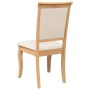 Sillas de comedor con cojines 2uds madera maciza natural caucho de , Sillas de comedor - Ref: Foro24-4102488, Precio: 175,32 ...