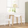Sillas de comedor 2 unidades madera maciza de caucho blanco de , Sillas de comedor - Ref: Foro24-4102385, Precio: 99,73 €, De...