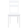Sillas de comedor 2 unidades madera maciza de caucho blanco de , Sillas de comedor - Ref: Foro24-4102385, Precio: 99,73 €, De...