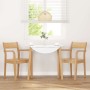 Sillas de comedor 2 uds madera maciza natural caucho de , Sillas de comedor - Ref: Foro24-4102510, Precio: 173,50 €, Descuent...
