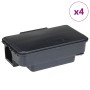 Trampas para ratones 4 uds. negro 22x12,5x7,5 cm de , Trampas para animales - Ref: Foro24-4106484, Precio: 20,51 €, Descuento: %