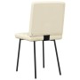 Sillas de comedor 4 unidades cuero sintético color crema de , Sillas de comedor - Ref: Foro24-3315214, Precio: 169,19 €, Desc...