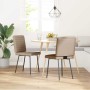 Sillas de comedor 2 unidades cuero sintético color capuchino de , Sillas de comedor - Ref: Foro24-4101170, Precio: 86,91 €, D...