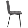 Sillas de comedor 6 unidades cuero sintético gris de , Sillas de comedor - Ref: Foro24-3315538, Precio: 251,04 €, Descuento: %