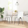 Sillas de comedor 2 unidades cuero sintético blanco de , Sillas de comedor - Ref: Foro24-4101172, Precio: 87,47 €, Descuento: %