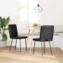 Sillas de comedor 2 unidades cuero sintético negro de , Sillas de comedor - Ref: Foro24-4101118, Precio: 86,99 €, Descuento: %