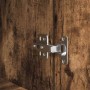 Aparador alto roble ahumado 37,5x35x180 cm madera de ingeniería de , Aparadores - Ref: Foro24-861674, Precio: 84,69 €, Descue...