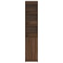 Aparador alto roble marrón 37,5x35x180 cm madera de ingeniería de , Aparadores - Ref: Foro24-861676, Precio: 85,46 €, Descuen...