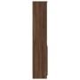 Aparador alto roble marrón 37,5x35x180 cm madera de ingeniería de , Aparadores - Ref: Foro24-861676, Precio: 85,46 €, Descuen...