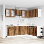 Mueble de cocina 11 piezas madera contrachapada madera vieja de , Armarios de cocina - Ref: Foro24-3328575, Precio: 651,29 €,...