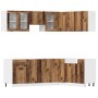 Mueble de cocina 11 piezas madera contrachapada madera vieja de , Armarios de cocina - Ref: Foro24-3328575, Precio: 651,29 €,...