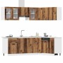 Mueble de cocina 11 piezas madera contrachapada madera vieja de , Armarios de cocina - Ref: Foro24-3328575, Precio: 651,29 €,...