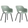 Silla de jardín Keter con patas de metal "Noa" 2 piezas verde vintage de , Sillas de jardín - Ref: Foro24-447619, Precio: 151...