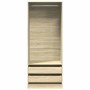 Armario de madera de ingeniería roble Sonoma 80x50x200 cm de , Armarios roperos - Ref: Foro24-3307749, Precio: 146,00 €, Desc...