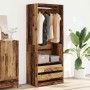 Armario de madera de ingeniería madera envejecida 80x50x200 cm de , Armarios roperos - Ref: Foro24-3307754, Precio: 136,80 €,...