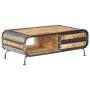 Mesa de centro madera maciza de mango 100x50x35 cm en Mesas de centro | Comprar online en Foru.es
