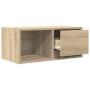 Mueble para TV madera contrachapada roble ahumado 60x31x25,5 cm de , Muebles TV - Ref: Foro24-861440, Precio: 37,76 €, Descue...