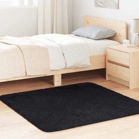 Alfombra peluda de pelo largo NAVARRA negra 120x120cm poliéster de , Alfombras - Ref: Foro24-4102862, Precio: 31,39 €, Descue...