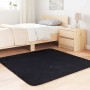 Alfombra peluda de pelo largo NAVARRA negra 120x120cm poliéster de , Alfombras - Ref: Foro24-4102862, Precio: 31,39 €, Descue...