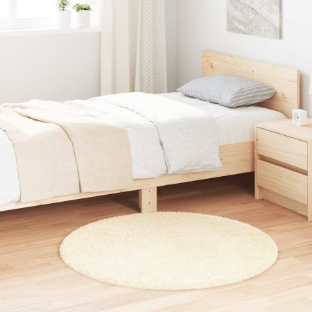 Alfombra peluda de pelo largo NAVARRA crema 100x100cm poliéster de , Alfombras - Ref: Foro24-4102895, Precio: 21,82 €, Descue...