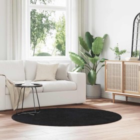 Alfombra peluda de pelo largo NAVARRA negra 160x160cm poliéster de , Alfombras - Ref: Foro24-4102910, Precio: 39,34 €, Descue...