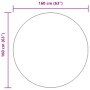 Alfombra peluda de pelo largo NAVARRA negra 160x160cm poliéster de , Alfombras - Ref: Foro24-4102910, Precio: 39,34 €, Descue...