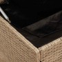 Cojines para exterior beige 100x55x55,5 cm ratán sintético de , Cajas de almacenaje para exteriores - Ref: Foro24-4104144, Pr...