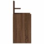 Mesilla de noche con 2 cajones roble marrón 38x34x80 cm de , Mesitas de noche - Ref: Foro24-861367, Precio: 55,20 €, Descuent...