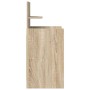 Mesilla de noche con 2 cajones roble Sonoma 38x34x80 cm de , Mesitas de noche - Ref: Foro24-861359, Precio: 60,20 €, Descuent...