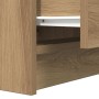 Mesilla de noche con 2 cajones roble artesanal 38x34x80 cm de , Mesitas de noche - Ref: Foro24-861371, Precio: 53,82 €, Descu...