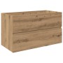 Juego de muebles baño 3 piezas madera ingeniería roble artisan de , Muebles de baño - Ref: Foro24-3328940, Precio: 281,64 €, ...