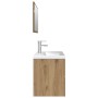 Juego de muebles baño 3 piezas madera ingeniería roble artisan de , Muebles de baño - Ref: Foro24-3328940, Precio: 281,64 €, ...